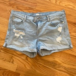 Distressed Jean Short